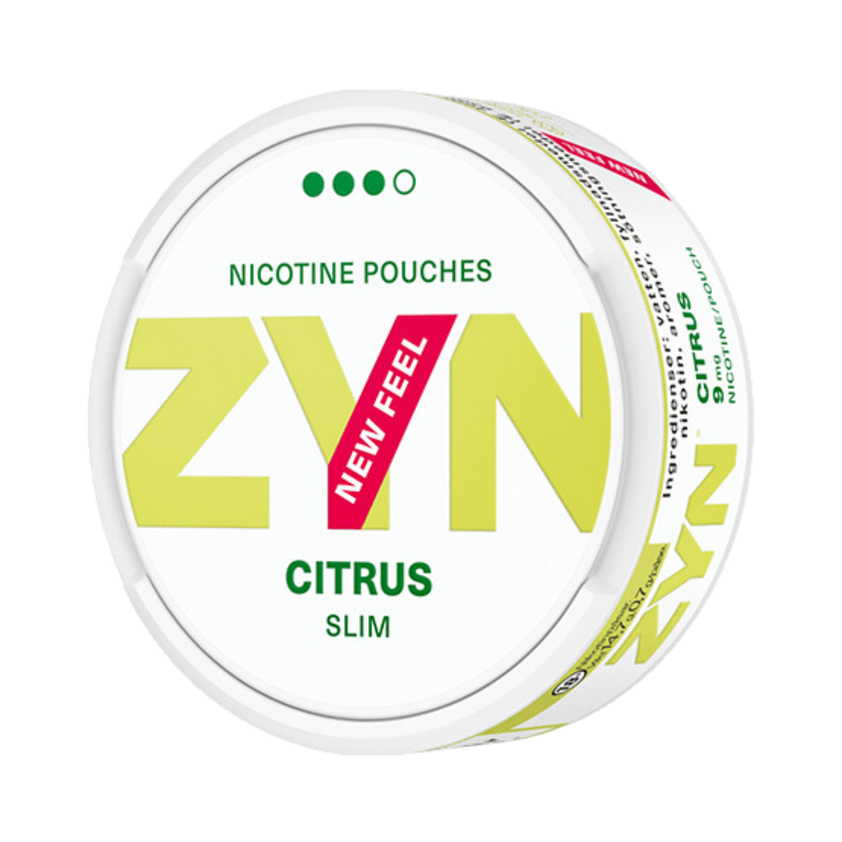 ZYN Citrus Slim Strong (9 mg/pouch)